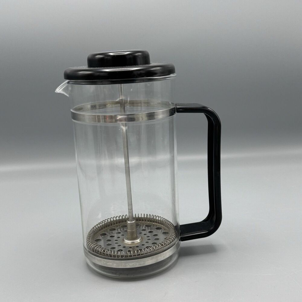 Vintage Bodum Bistro Coffee Maker French Press Denmark Heat Resistant 1L 3-4 cps